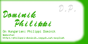 dominik philippi business card